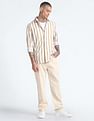 Flying Machine Vertical Stripe Pure Cotton Shirt