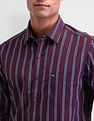 Arrow Sport Vertical Striped Slim Fit Shirt