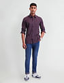 Arrow Sport Vertical Striped Slim Fit Shirt