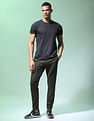 Flying Machine Slash Slim Tapered Fit Solid Trousers
