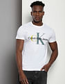 Calvin Klein Two Tone Monogram T-Shirt