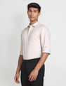 Arrow Auto Press Patterned Dobby Formal Shirt