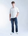 Flying Machine Textured Oversized Fit Digitopia Shirt