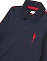 U.S. Polo Assn. Kids Boys Long Sleeve Taped Polo Shirt