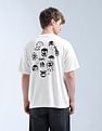 Flying Machine Relaxed Fit Graphic Printed T-Shirt