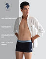 U.S. Polo Assn. Mid Rise Solid OET15 Trunks - Pack Of 3
