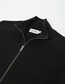 Calvin Klein Milano Knit Zip Up Sweater