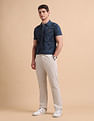 U.S. Polo Assn. Denim Co. Tropical Printed Pure Cotton Polo Shirt