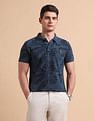 U.S. Polo Assn. Denim Co. Tropical Printed Pure Cotton Polo Shirt