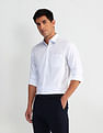Arrow Geometric Printed Manhattan Slim Fit Shirt
