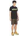 U.S. Polo Assn. Denim Co. Cotton Brand Print Polo Shirt