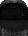 Calvin Klein Jeans Men Black Monogram Print Laptop Backpack