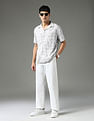 Arrow Newyork Slim Fit Floral Printed Night Is Young Shirt