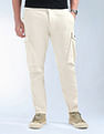 Flying Machine Solid Relaxed Fit Knitted Joggers