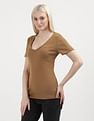 Tommy Hilfiger Solid V-Neck T-Shirt