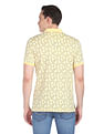 AD by Arvind Cotton Tropical Print Polo Shirt