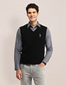 U.S. Polo Assn. Solid Regular Fit Sweater