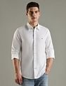 Tommy Hilfiger Solid Slim Fit Cotton Shirt