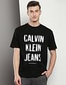 Calvin Klein Illusion Logo Print Relaxed T-Shirt