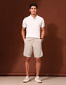 U.S. Polo Assn. Vertical Striped Slim Fit Chino Shorts
