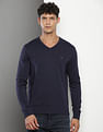 Tommy Hilfiger Solid V-Neck Sweater