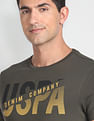 U.S. Polo Assn. Denim Co. Crew Neck Brand Print T-Shirt