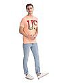 U.S. Polo Assn. Denim Co. Orange Brand Print Crew Neck T-Shirt