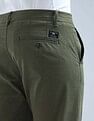 Flying Machine Mid Rise Slash Slim Tapered Fit Trouser