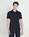 Arrow Newyork Windowpane Check Polo Shirt