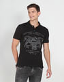 U.S. Polo Assn. Denim Co. Printed Collar Pure Cotton Polo Shirt