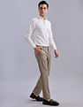 Tommy Hilfiger Regular-Fit Textured Mid Rise Trousers