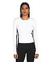 Calvin Klein Women White Long Sleeve Ribbed Sweater
