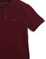 Tommy Hilfiger Kids Boys Striped Regular-Fit Cotton Polo T-Shirt