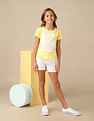 U.S. Polo Assn. Kids Girls Stud Detailed Relaxed Fit T-Shirt