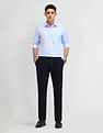 Arrow Italian Elegance Textured Slim Fit Shirt
