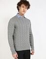 Tommy Hilfiger Cable-Knit Regular-Fit Cotton Sweater