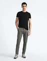 Flying Machine Slash Slim Tapered Fit Solid Chinos