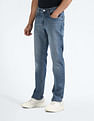 Flying Machine Slim Straight Fit Mid Rise Jeans