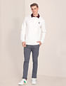 U.S. Polo Assn. Corduroy Collar Long Sleeve Polo Shirt