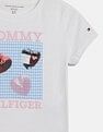 Tommy Hilfiger Girls White Graphic T-Shirt