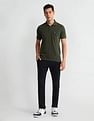 Arrow Sports Tipped Collar Regular Fit Polo Shirt