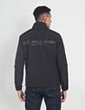 U.S. Polo Assn. Denim Co. High Neck Zip Up Printed Jacket