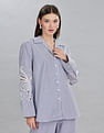 Tommy Hilfiger Striped Relaxed-Fit Cotton Shirt