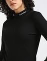 Calvin Klein Jeans Slim-Fit Viscose Mock Neck Top