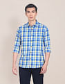 U.S. Polo Assn. Spread Collar Plaid Check Casual Shirt
