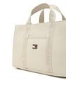 Tommy Hilfiger Solid Beige Pu Handbag