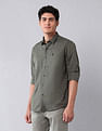 U.S. Polo Assn. Denim Co. Pure Cotton Regular Fit Dobby Shirt