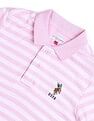 U.S. Polo Assn. Kids Boys Horizontal Striped Regular Fit Polo T shirt