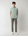 Arrow Sport Textured Dobby Pure Cotton Shirt