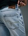 Flying Machine Slash Slim Tapered Fit Jeans